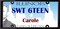 Sweet Sixteen license plates 16th Birthday Party Edible Cake topper for 1/4 sheet cake You Select the State